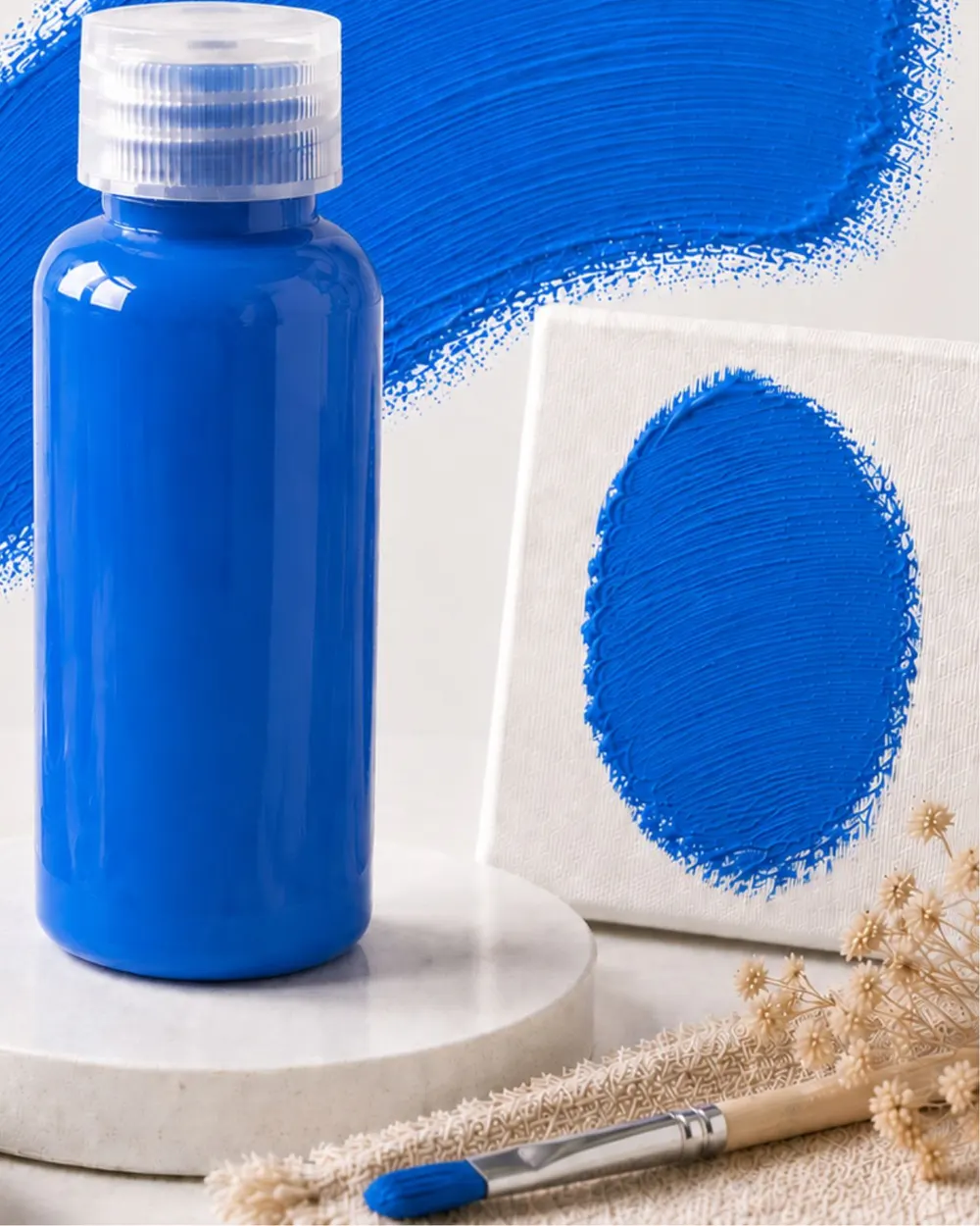 Moritsu Student Acrylic Paint warna Cerulean Blue