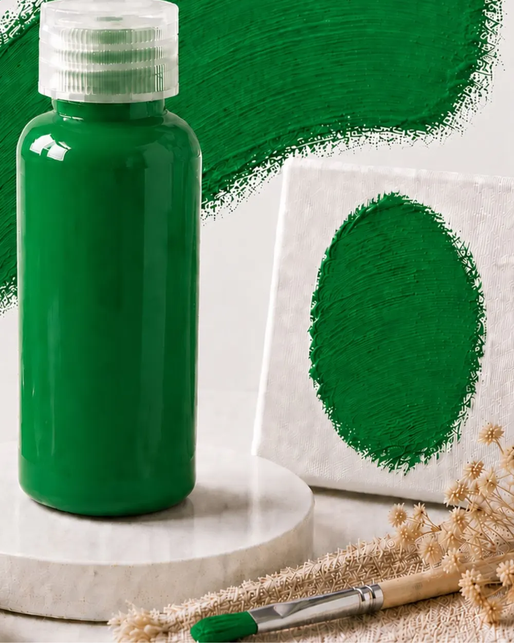 Moritsu Student Acrylic Paint warna Emerald Green